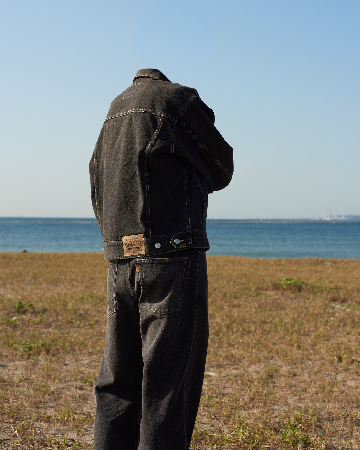Washed Black Denim Set up / Jacket
