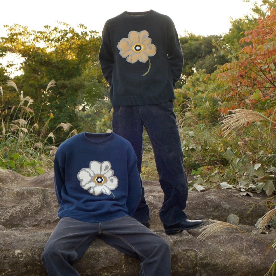 Flower eye Knit free
