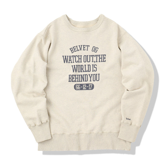 Overdye college logo sweat / Blue