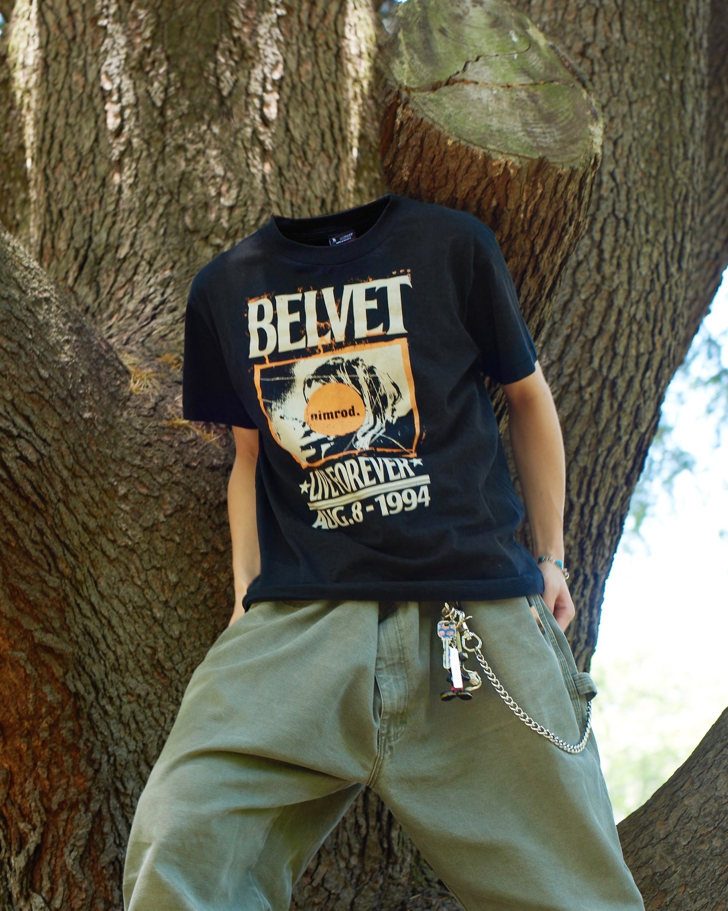 Wanted print tee free