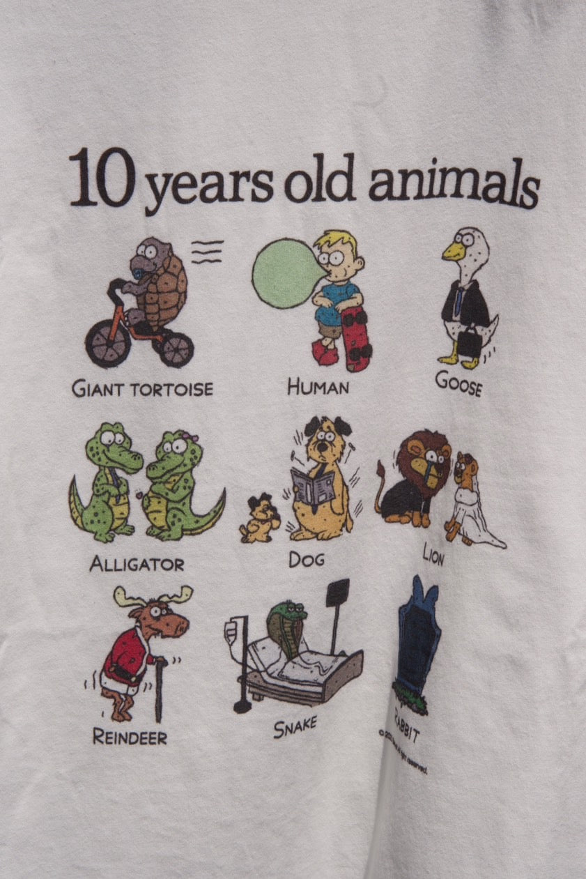 10Years old animals tee