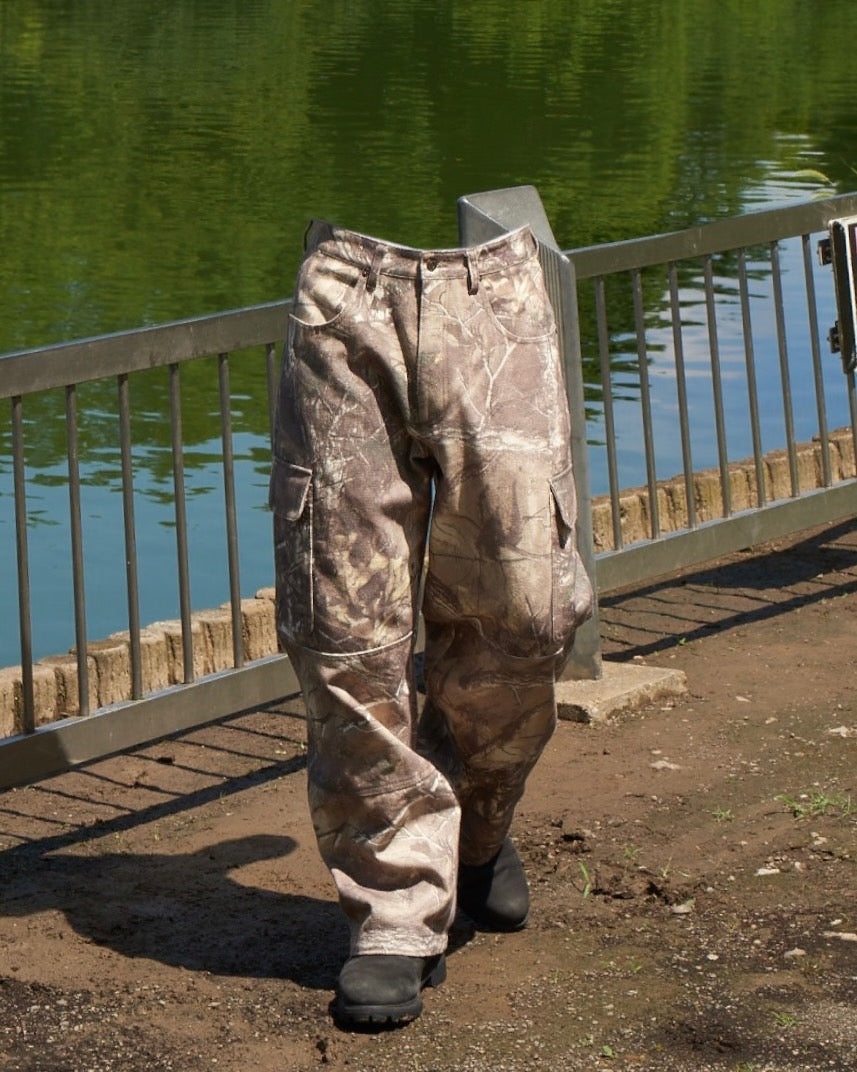 Real tree camo cargo pants