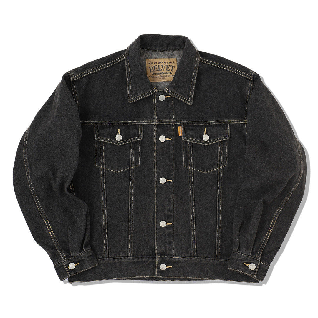 Washed Black Denim Set up / Jacket