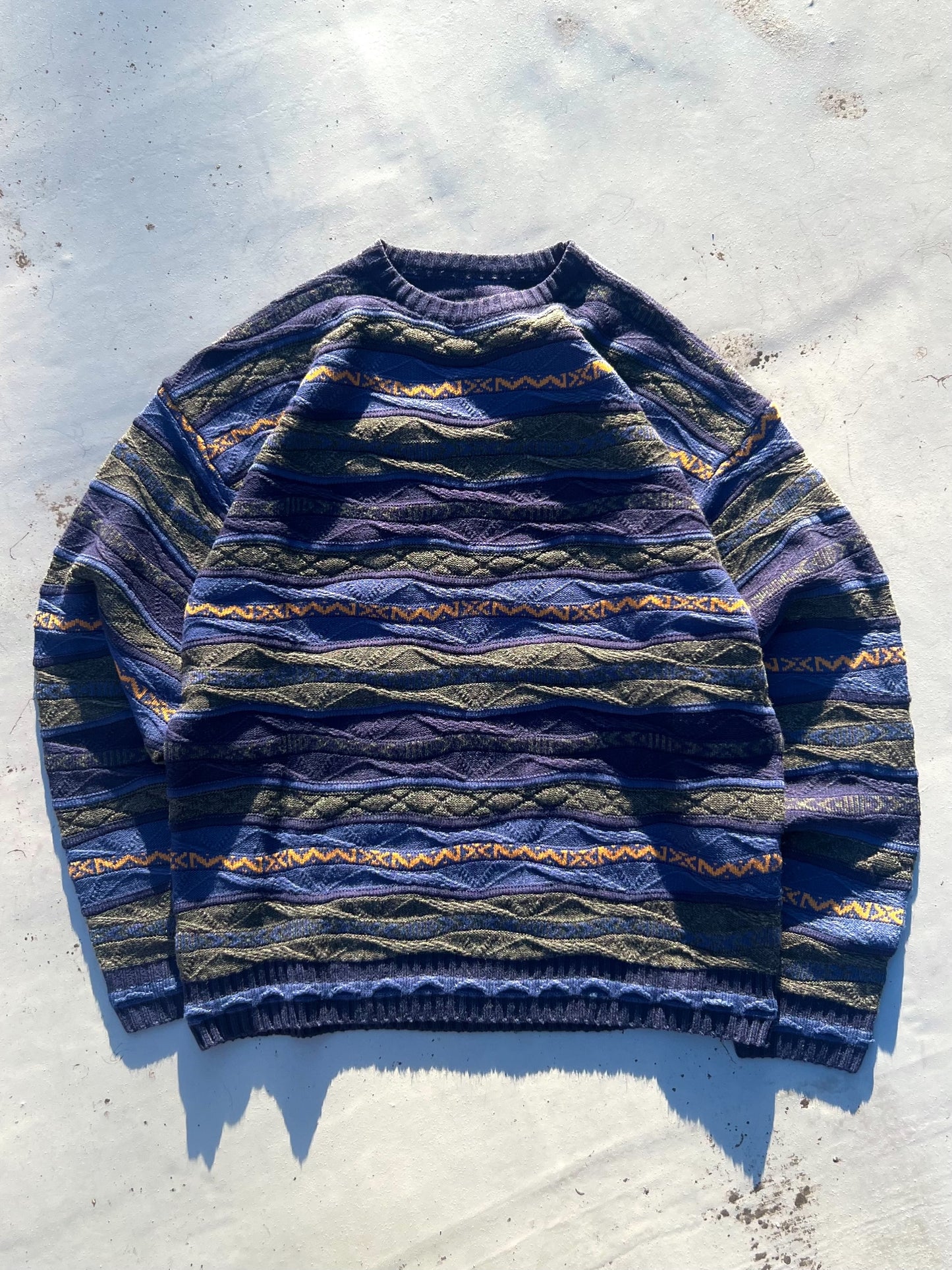 3D Effect striped knit free