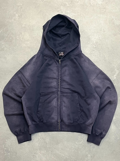 Sun-Faded Zip Hoodie free