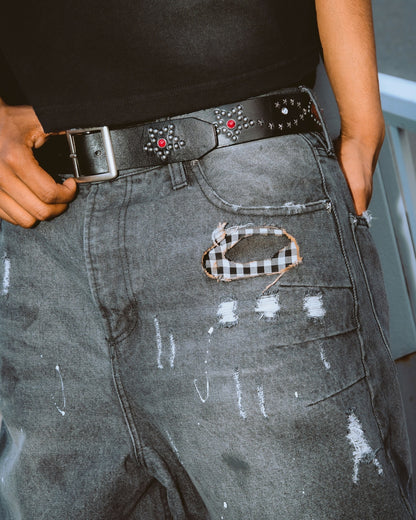 Washed Faded Denim