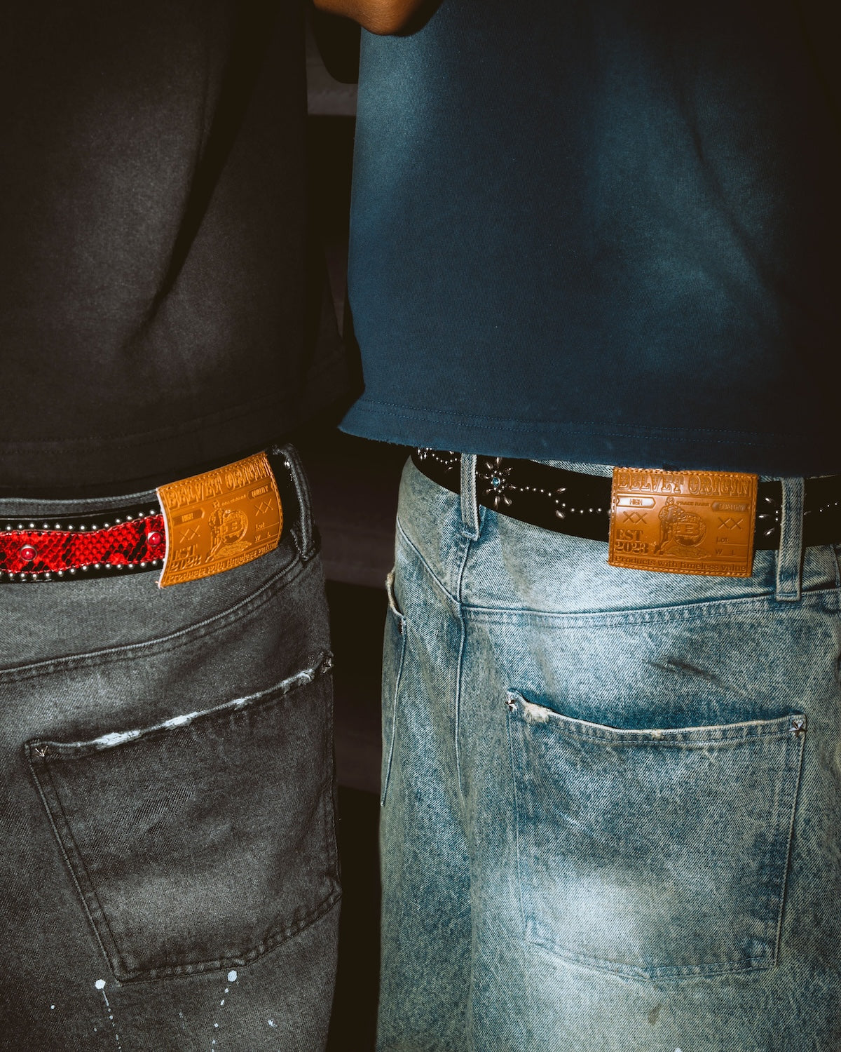 パンツ BELVET M size Washed Faded Denim Washed Faded Denim – BELVET
