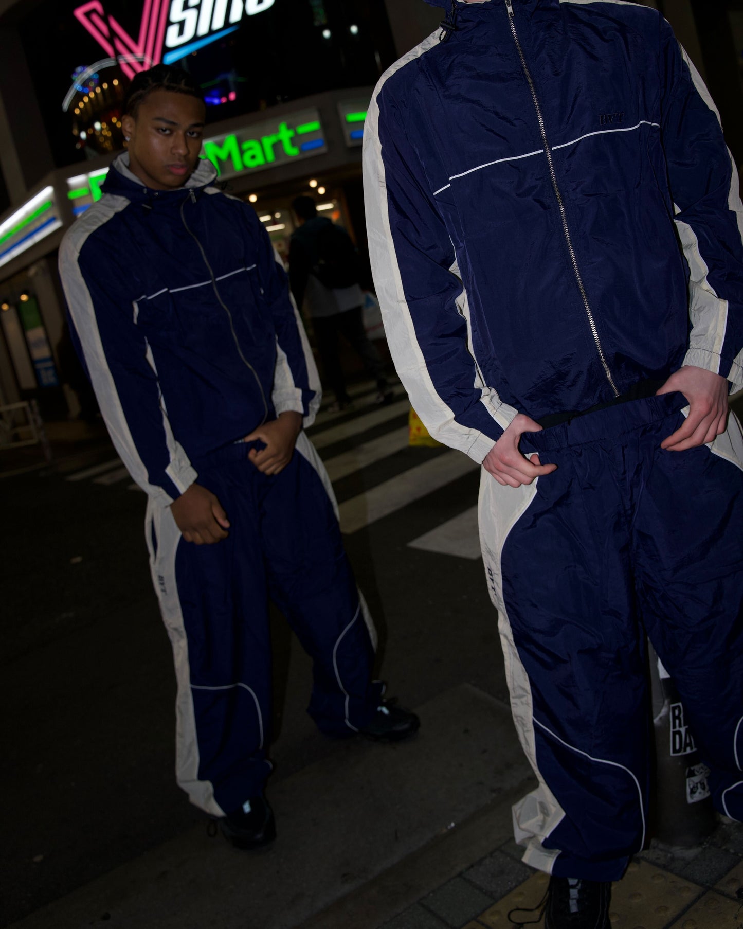 Switched BVT nylon pants