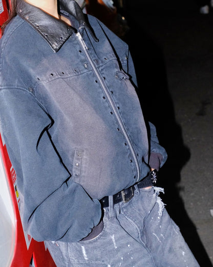 Star Studded Work Jacket