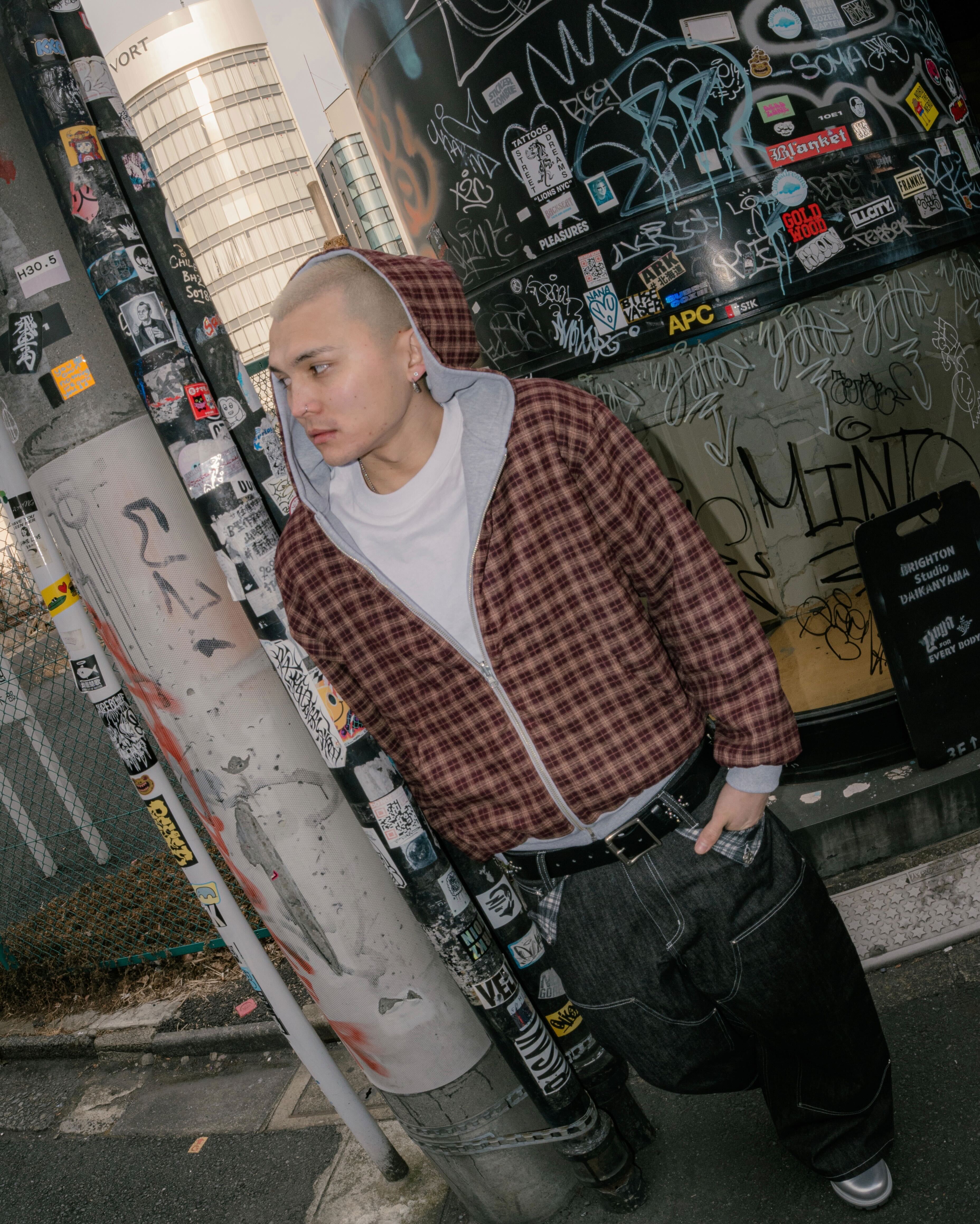 Reversible Check Lined Hoodie – BELVET