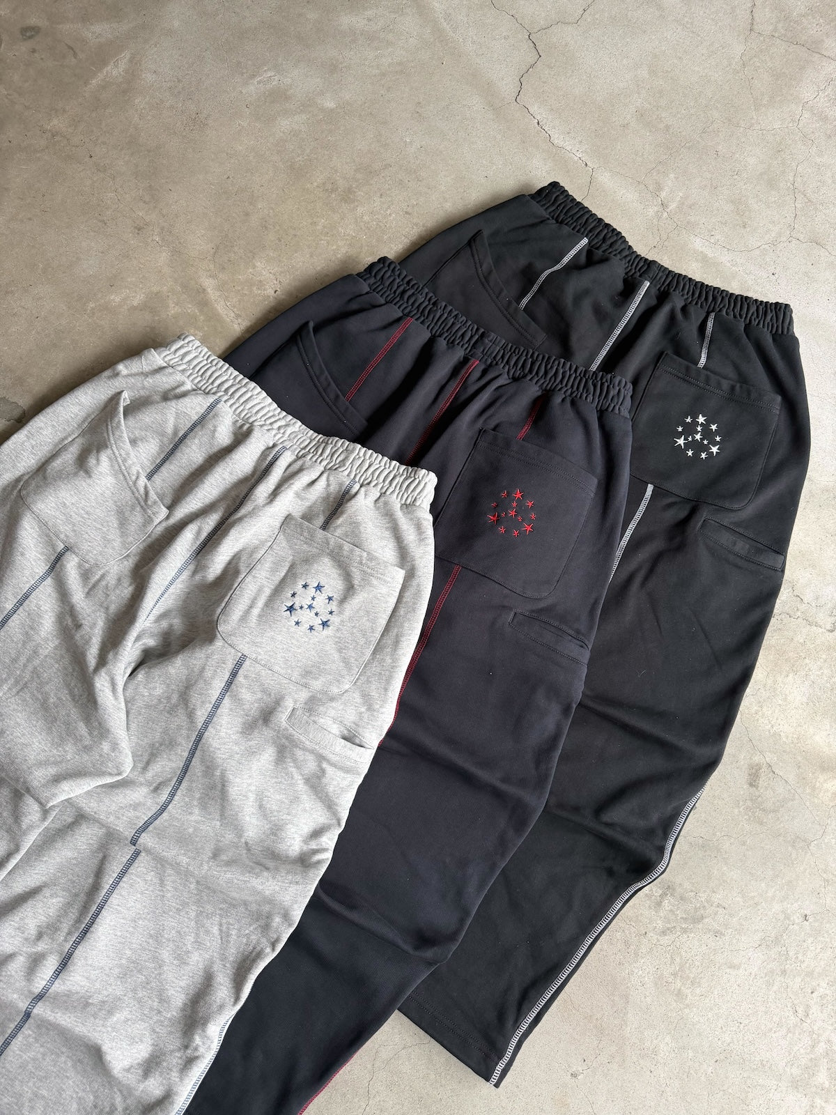 Star Piece Mark Sweatpants – BELVET