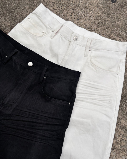 Classic Waxed Denim Pants