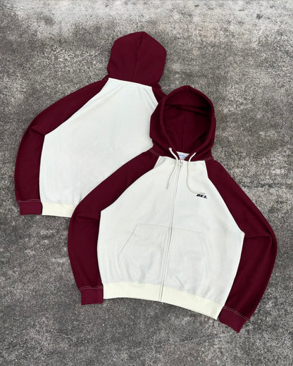 Two-Tone Thermal Zip Hoodie