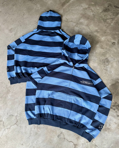 Heavy Border Zip Hoodie
