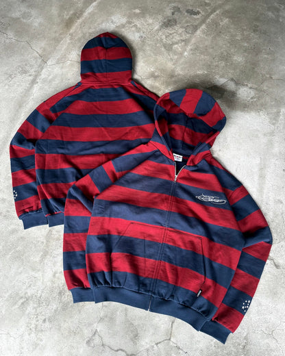 Heavy Border Zip Hoodie