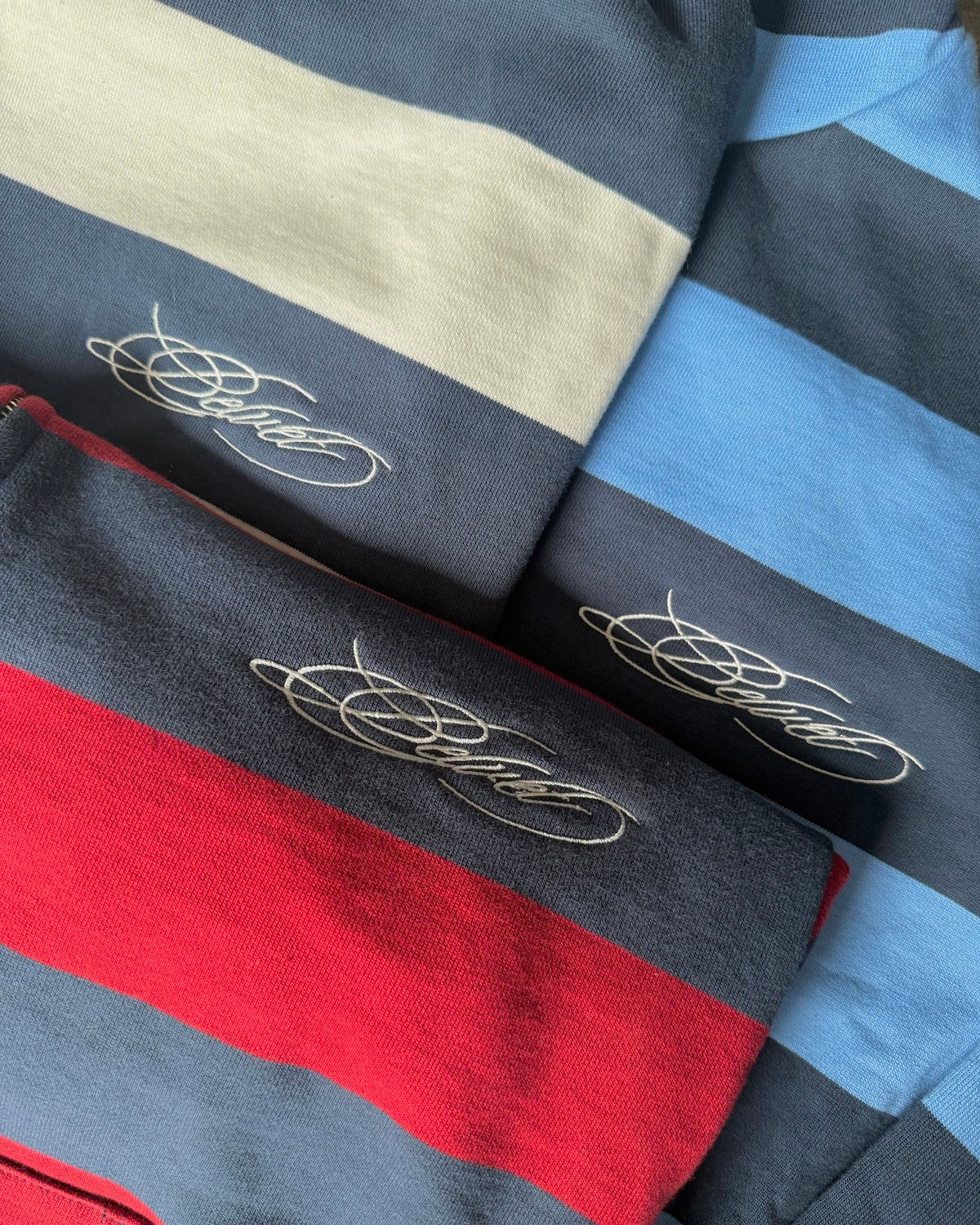 Heavy Border Zip Hoodie