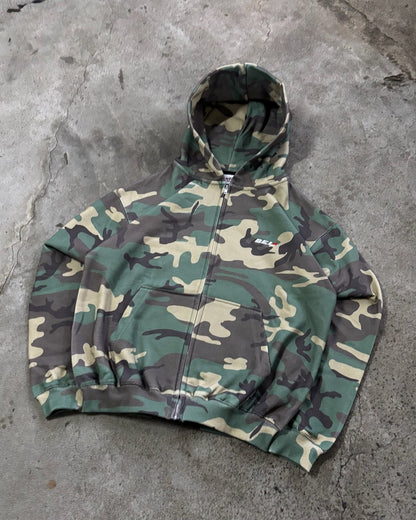 Classic Faded Camo Hoodie