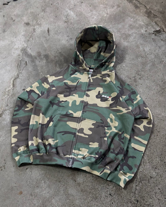 Classic Faded Camo Hoodie