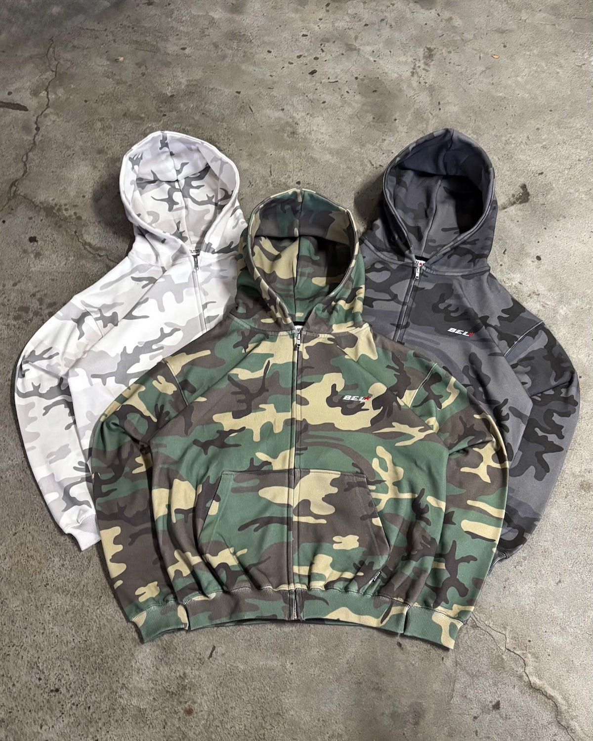 Classic Faded Camo Hoodie
