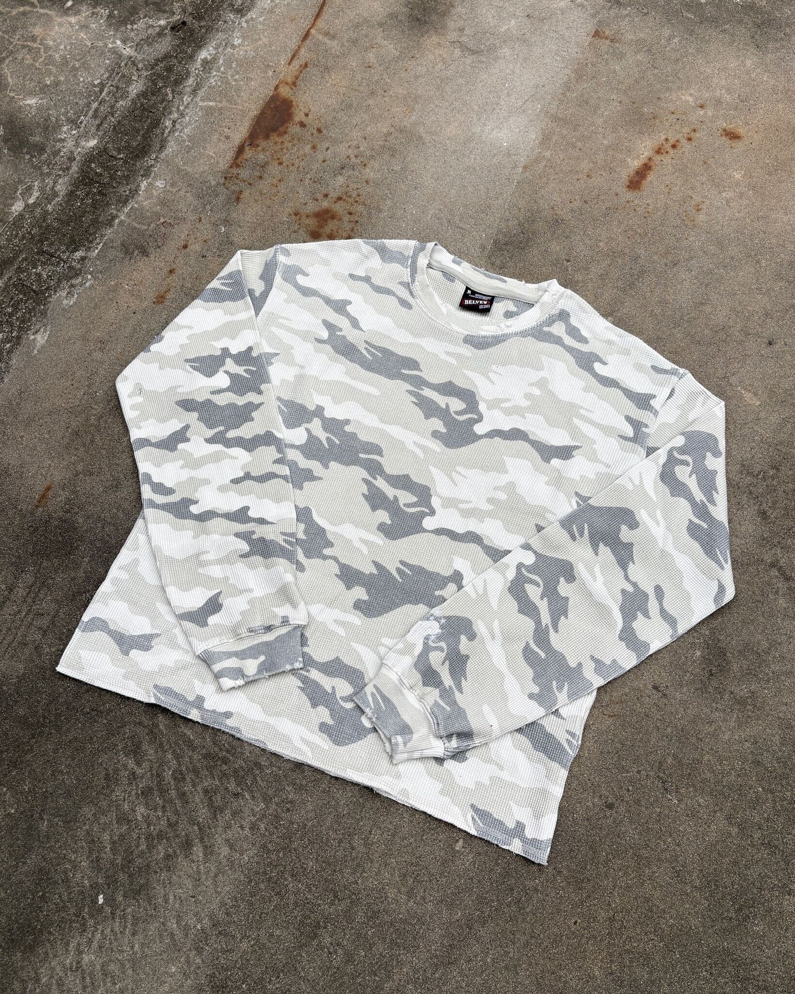 Camo Waffle Thermal LS Tee – BELVET