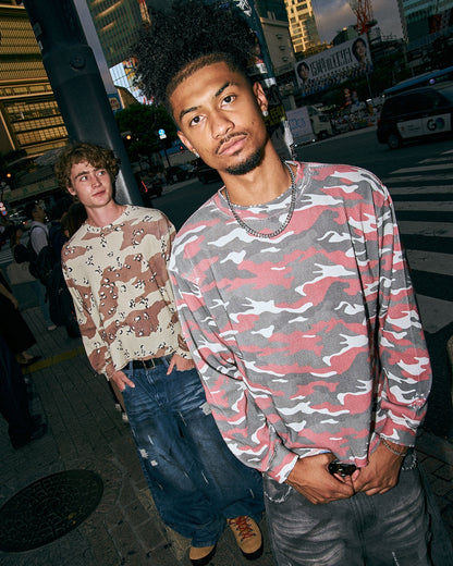 Camo Waffle Thermal LS Tee