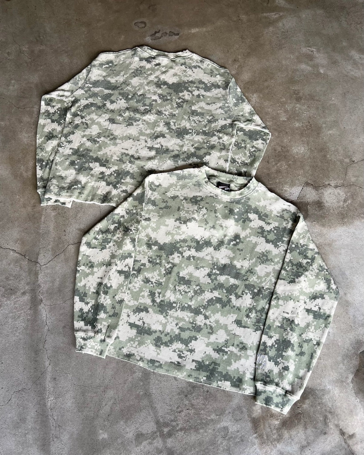 Camo Waffle Thermal LS Tee – BELVET