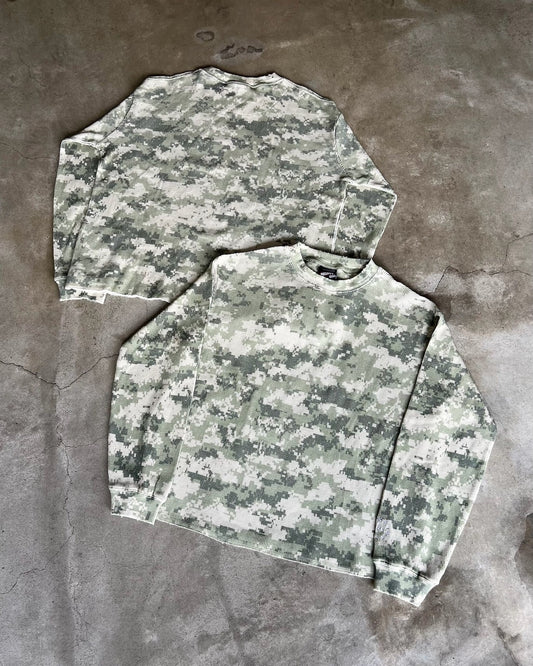 Camo Waffle Thermal LS Tee