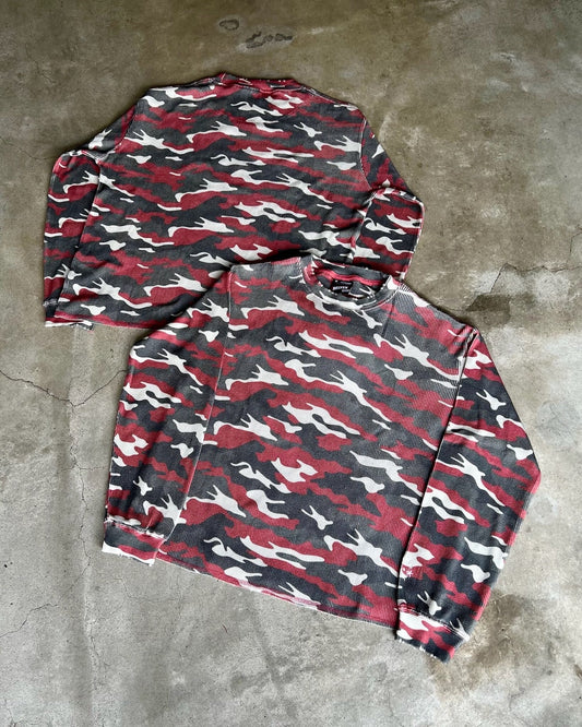 Camo Waffle Thermal LS Tee