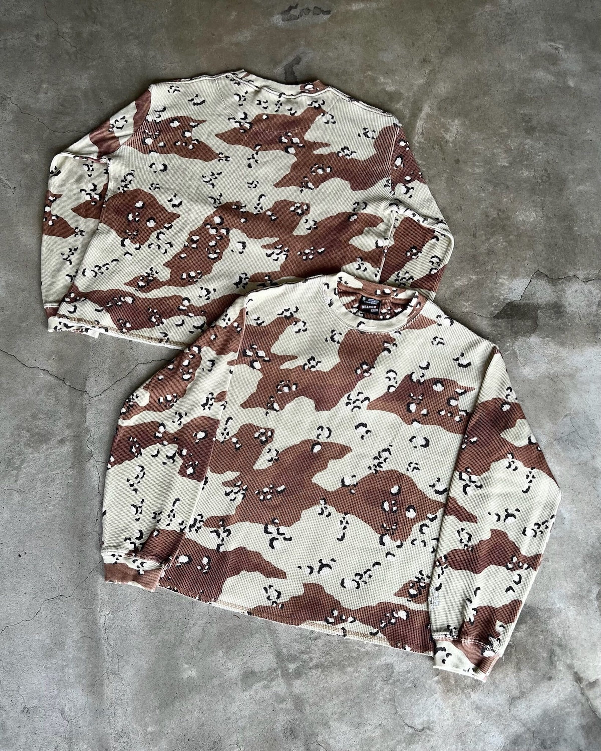 Camo Waffle Thermal LS Tee