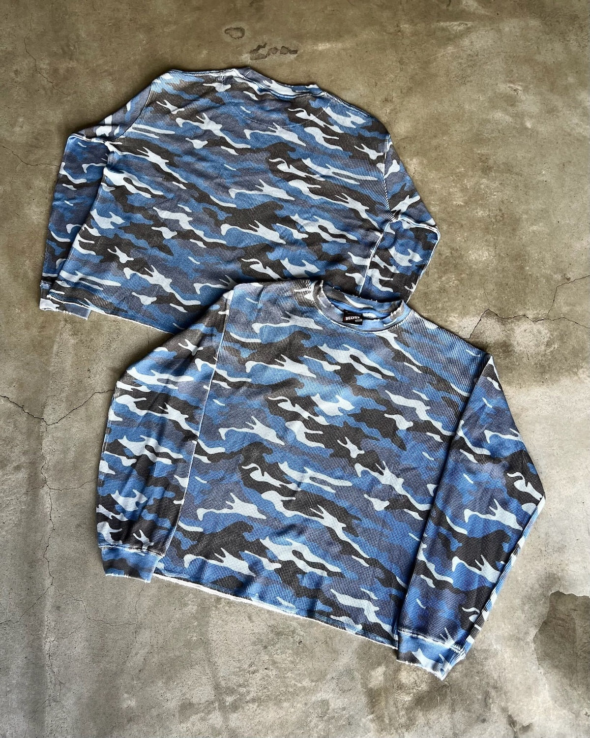 Camo Waffle Thermal LS Tee