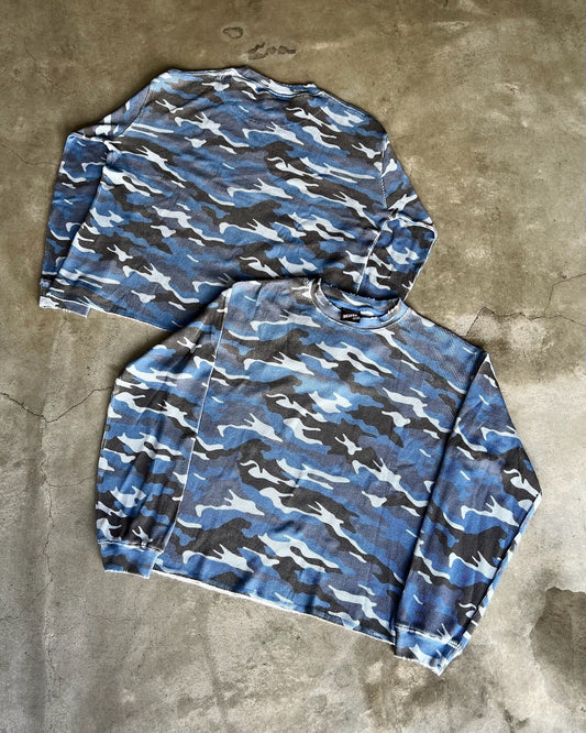 Camo Waffle Thermal LS Tee
