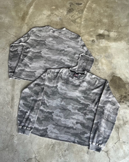 Camo Waffle Thermal LS Tee