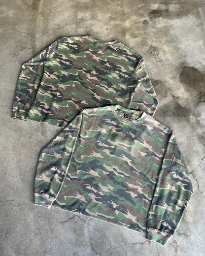 Camo Waffle Thermal LS Tee