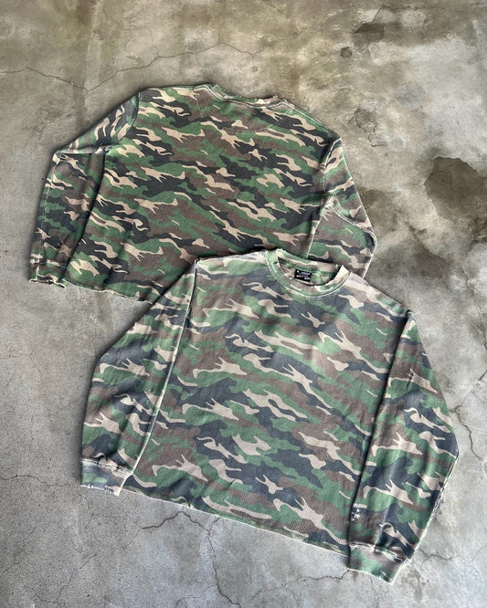 Camo Waffle Thermal LS Tee