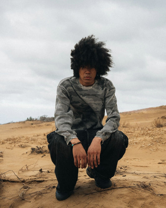 Camo Waffle Thermal LS Tee