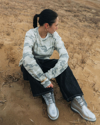 Camo Waffle Thermal LS Tee