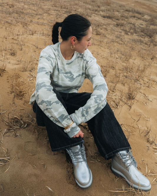 Camo Waffle Thermal LS Tee