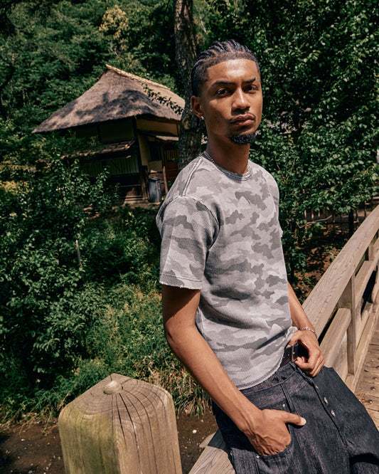 Camo Waffle Thermal SS Tee