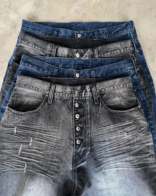 Eroded Baggy Denim