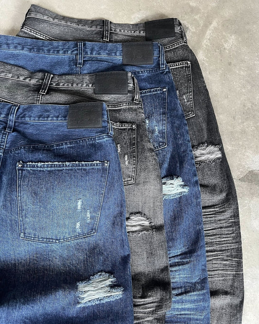 Eroded Baggy Denim