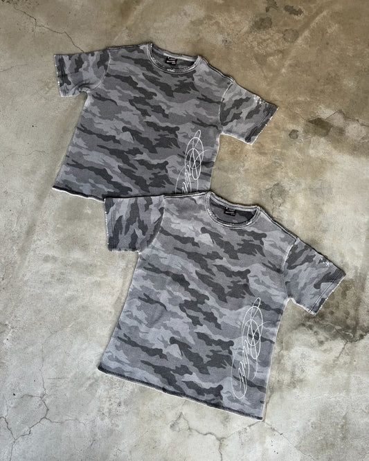 Camo Waffle Thermal SS Tee