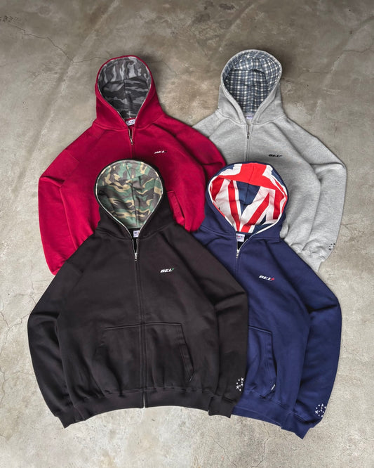 BEL Logo Zip Hoodie
