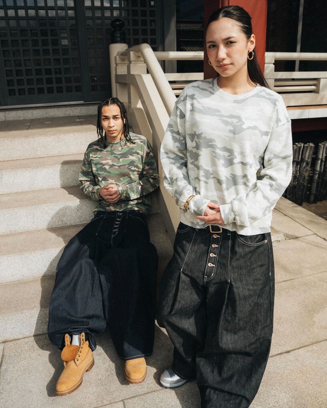 Bookyama raw baggy denim