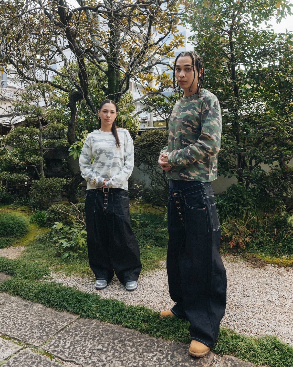 Okayama raw baggy denim – BELVET