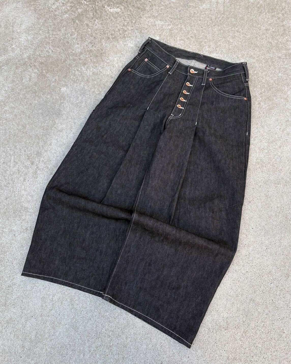 Bookyama raw baggy denim