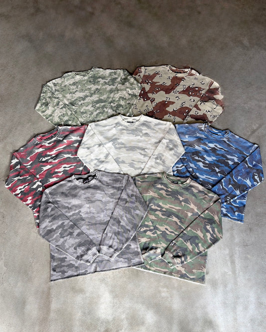Camo Waffle Thermal LS Tee