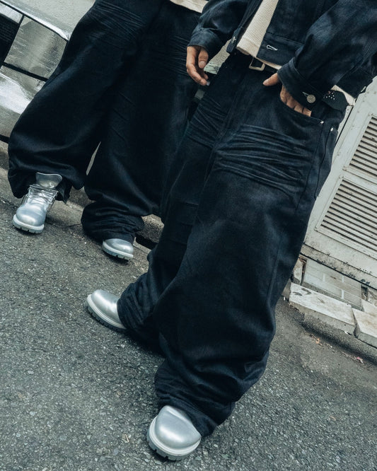 Classic Waxed Denim Pants