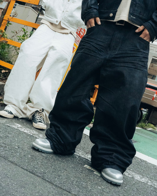 Classic Waxed Denim Pants