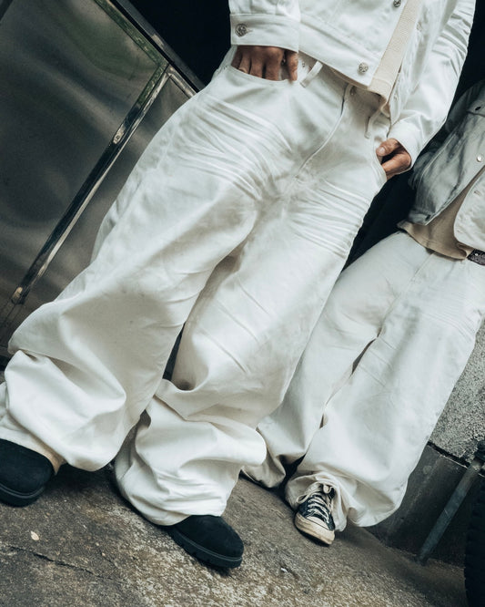 Classic Waxed Denim Pants