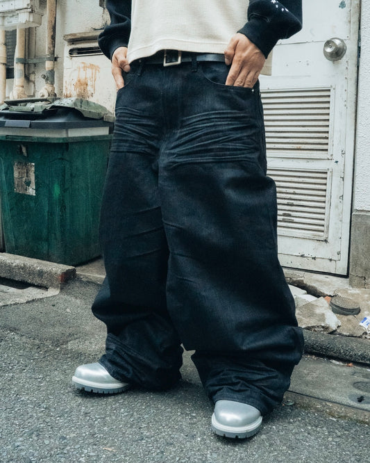 Classic Waxed Denim Pants